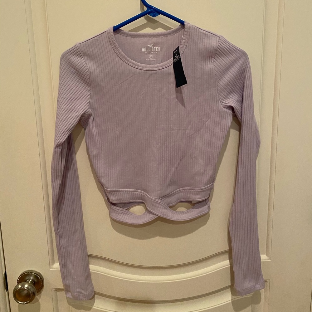Hollister Lavender Crop Top